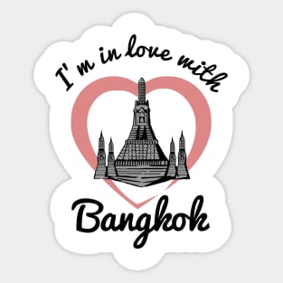 I'm in love with Bangkok Sticker